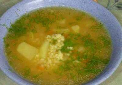 Суп с пшенкой Суп с пшенкой